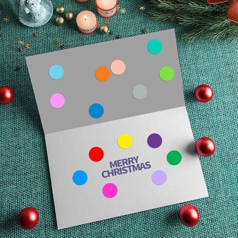 Colored Dot Stickers, 3600 PCS Round Circle Labels, 1/2 Inch, 15 Colors, for Office and Classroom Organization in Saudi Arabia