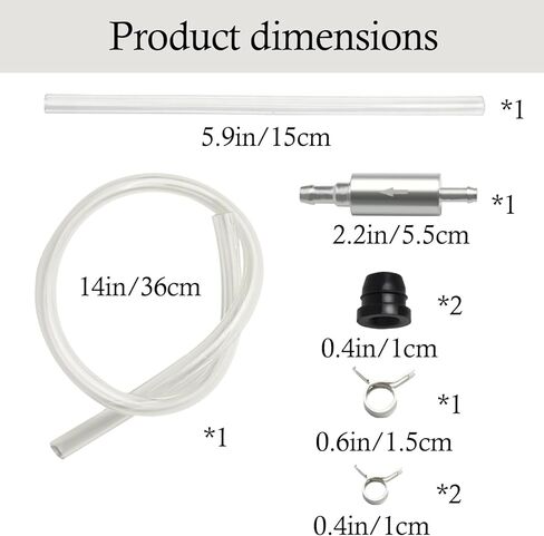 Brake Bleeder Kit with One Way Check Valve - Universal Brake Bleeder Hose for One Man Brake Bleeding, Compatible with Cars & Motorcycles（4pcs） (4) in Saudi Arabia