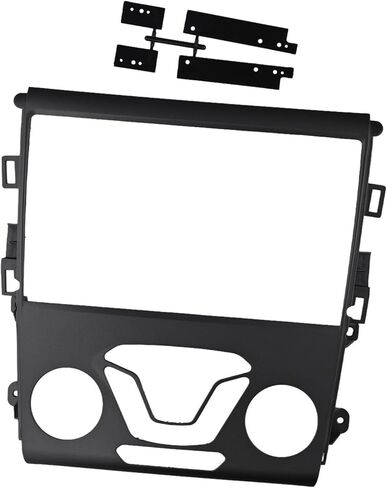 2 Din Car Stereo Radio Fascia Dash Kit Frame For Ford Fusion 2013-2018 And For Mondeo 2013-2018, Black Plastic Double DIN Dashboard Installation Bezel Panel For 9 Inch Head Unit Upgrade in Saudi Arabia