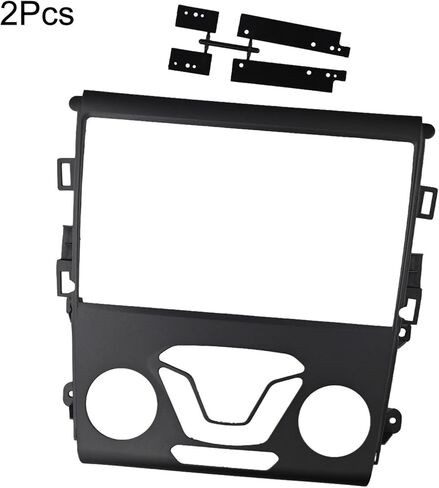 2 Din Car Stereo Radio Fascia Dash Kit Frame For Ford Fusion 2013-2018 And For Mondeo 2013-2018, Black Plastic Double DIN Dashboard Installation Bezel Panel For 9 Inch Head Unit Upgrade in Saudi Arabia
