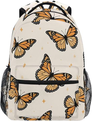 ALAZA Backpack for Girl, Monarch Butterflies School Bookbag for Kids Elementary 3rd 4th 5th Grade in Saudi Arabia