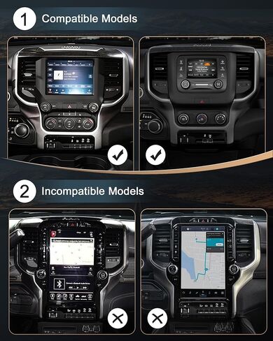 ترقية راديو السيارة 12.95 بوصة لسيارة دودج رام 2019-2023 1500 2500، CarPlay Android Auto، وحدة رأس Android 13 مع WiFi DSP SWC GPS 1080P كاميرا احتياطية 4+6 جيجابايت in Kuwait
