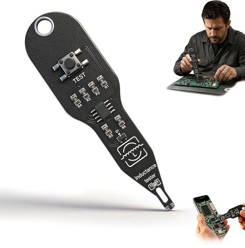 Electronic Circuit Board Tester,Inductance Tester Motherboards Coils Tester,Type-C Powered High Precision Mainboard Coil Testing Tool,Electronic Circuit Board Inductor Detector for PC & Phone Repair in Saudi Arabia