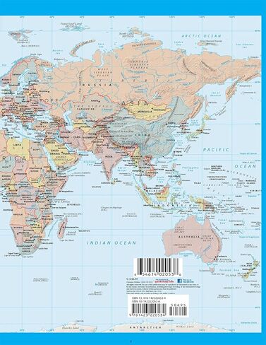 World & U.S. Map: a QuickStudy Laminated Refefence Tool in Saudi Arabia
