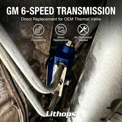 Transmission Thermal Bypass Valve for GM 6L80 6 Speed Automatic – Heavy Duty Cooling for Towing & Hauling Compatible 2014–2018 Silverado Sierra 1500 Tahoe Yukon Escalade 5.3L 6.2L 4.3L / 125068000 in Saudi Arabia