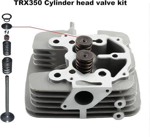 مجموعة مكبس الأسطوانة العلوية متوافقة مع Honda Rancher 350 TRX350FA TRX350FM TRX350TE TRX350TM in Kuwait