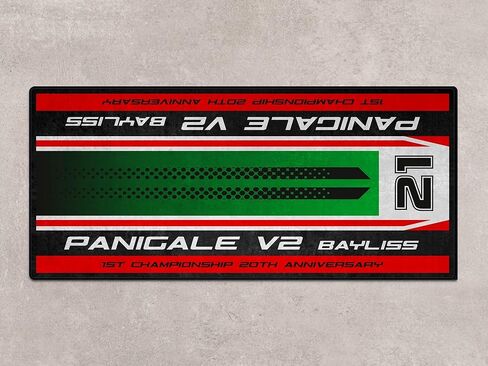 Parking Mat for V2 Bayliss Motorcycle Model, Display and Pit Mat, Washable Non-Slip Garage and Showroom Floor Carpet (Size 1 : 86.6 x 39.4/220 x 100 cm) in Saudi Arabia