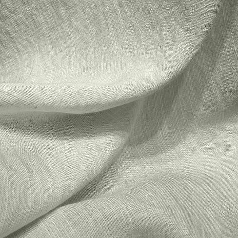 57" Soft Viscose Nylon Linen Fabric by The Yard - Natural Slub Fabric for Clothing, 155 GSM - Ideas for Spring Summer Fashion, Home Decor&Craft Sewing Fabric (1# Cream White, 1 Yard) in Kuwait