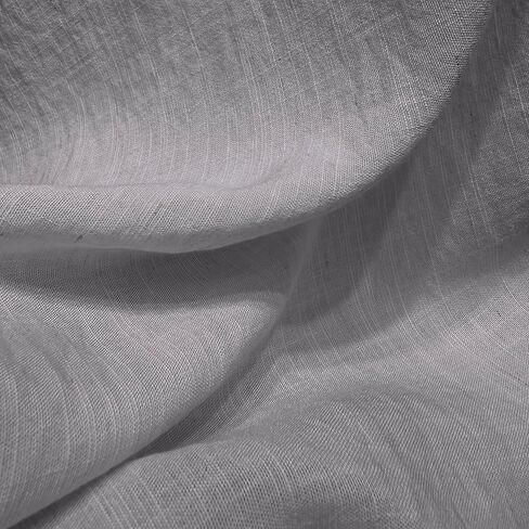 57" Soft Viscose Nylon Linen Fabric by The Yard - Natural Slub Fabric for Clothing, 155 GSM - Ideas for Spring Summer Fashion, Home Decor&Craft Sewing Fabric (1# Cream White, 1 Yard) in Kuwait