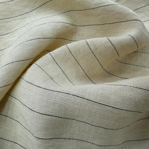 57" Soft Viscose Nylon Linen Fabric by The Yard - Natural Slub Fabric for Clothing, 155 GSM - Ideas for Spring Summer Fashion, Home Decor&Craft Sewing Fabric (1# Cream White, 1 Yard) in Kuwait