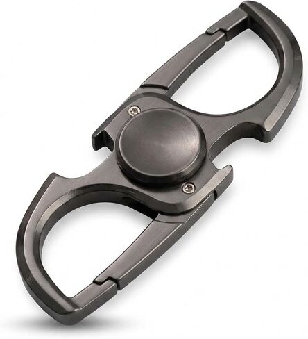 Sooshoom Stainless Steel Fidget Spinner Keychain for Men Adults, 3-in-1 Bottle Opener & EDC Pocket Tool, Smooth Spin Anxiety Relief Gift for Dad Husband Boyfriend Office Desk Travel in Saudi Arabia
