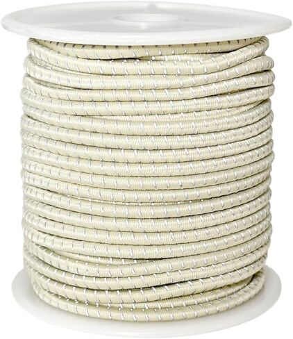 Reflective Elastic Cord String - Glow in Dark Shock Cord 0.1 Inch (2.5mm) Round Bungee Rope, 240 Feet for Beads, DIY Bracelets, Crafts,Shoe Laces, Sewing, Camping, Hiking (Multi-Color 40 Yards) in Saudi Arabia