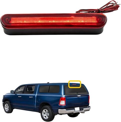 LED 3rd Brake Light Fit for Leer (100XQ, 180) for ARE for Jason for Century for Ranch for ATC for Astro for Raven Truck Caps Toppers 10 Inch Flush Mount Design (‎AT LED 28X30 01) in Saudi Arabia