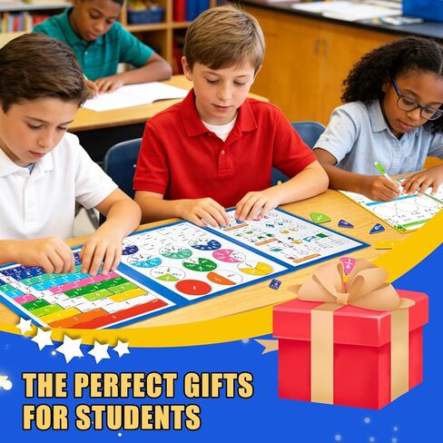 Magnetic Fraction Demonstration Book for Kids, Montessori Fraction Playbook with Tiles & Circles, Fraction Educational Puzzle Sets for Children, Math Manipulatives for Homeschool Classroom in Saudi Arabia