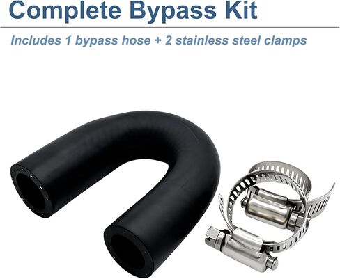Heater Core Bypass Hose with 2 Clamps for LS and LT Series Engines, 551699 Coolant Crossover U Shape Hose with 5/8 and 3/4 Ends for Engine Cooling System in Saudi Arabia