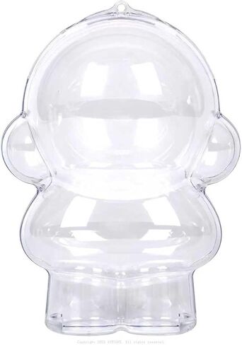 Protective Case Compatible with Skullpanda Doll - Crystal Clear Display Box with 360° View & Pressure-Sensitive Lid for Ultimate Doll Protection in Saudi Arabia