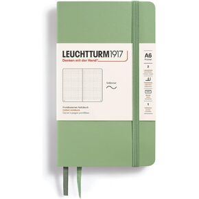 LEUCHTTURM1917 - غلاف دفتري متوسط ​​الحجم A5-251 صفحة مرقمة للكتابة واليوميات (الشمس المشرقة، مسطرة) in Saudi Arabia