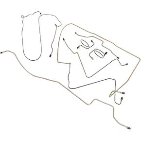 مجموعة خط فرامل الطاقة لسيارة جيب رانجلر YJ 1987-1995 مجموعة استبدال خرطوم الفرامل الهيدروليكية JPB8701 مجموعة خط نظام الفرامل in Kuwait