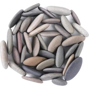 ROCART 12 PCS Large 3.35-4.15" Smooth Natural River Rocks for Painting, Flat Painting Rocks & Craft Stones for Arts, DIY Projects & Creative Studios in Saudi Arabia