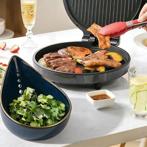 Herb Stripper Bowl - Multi-Size Holes for Cilantro & Basil, Resin Kitchen Tool for Fast Leaf Removal, Essential for Home Cooks in Saudi Arabia