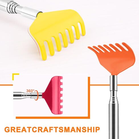 NICEMOVIC 6 Pack Back Scratcher, Mothers Fathers Day Dad Gifts, Stocking Stuffers for Women Men Teens, Easter Basket Stuffers for Teens, Prizes for Adults, Birthday Gag Bulk Gift for Mom Dad Adults in Kuwait