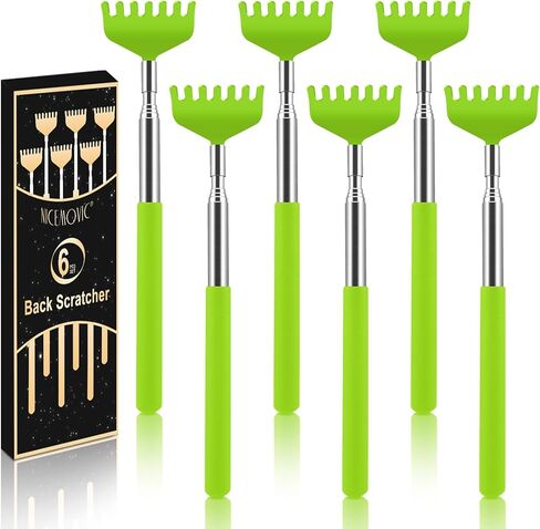 NICEMOVIC 6 Pack Back Scratcher, Mothers Fathers Day Dad Gifts, Stocking Stuffers for Women Men Teens, Easter Basket Stuffers for Teens, Prizes for Adults, Birthday Gag Bulk Gift for Mom Dad Adults in Kuwait