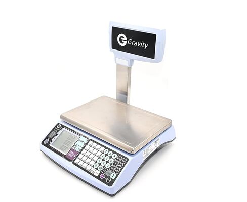 NTEP Legal for Trade Price Computing Scale with Pole Display, 30lb / 60lb Capacity, 0.01lb / 0.02lb Resolution, Dual Range for Increased Accuracy in Saudi Arabia