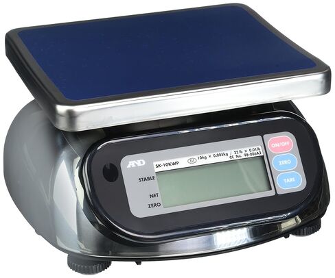 A&D Engineering SK-10KWP Series SK-WP Stainless Steel Washdown Scale, NTEP Approved, 10kg Capacity in Saudi Arabia