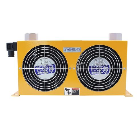 AJ0608TL-CA 60L/min Hydraulics Heat Dissipation Flow Fan Radiator Oil Cooler Plate Pin Heat Exchanger Efficient Shock Absorption(AC220) in Saudi Arabia