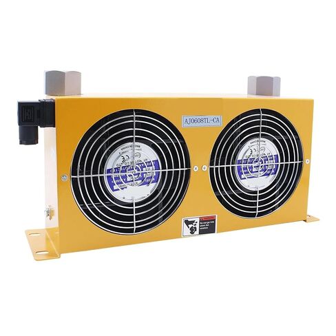 AJ0608TL-CA 60L/min Hydraulics Heat Dissipation Flow Fan Radiator Oil Cooler Plate Pin Heat Exchanger Efficient Shock Absorption(AC220) in Saudi Arabia