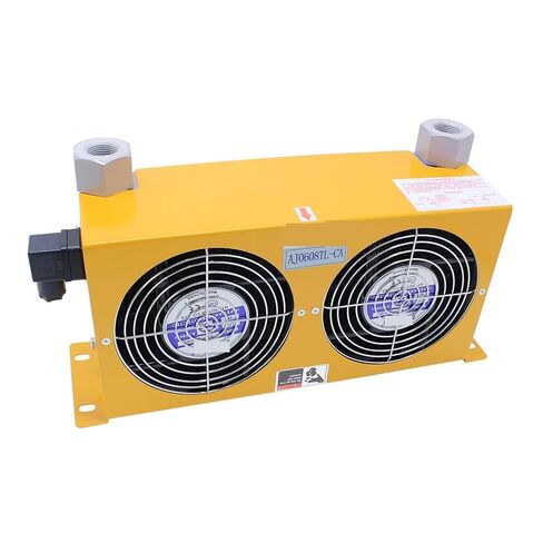 AJ0608TL-CA 60L/min Hydraulics Heat Dissipation Flow Fan Radiator Oil Cooler Plate Pin Heat Exchanger Efficient Shock Absorption(AC220) in Saudi Arabia