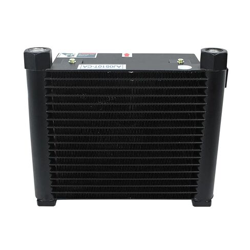 AJ0510TB-CA 10L/min Hydraulic Air Cooler with Case Flow Radiator Oil Cooling Heat Exchanger Oil Cooler Plate Pin Radiator Efficient Shock Absorption(3/8",DC24V) in Saudi Arabia
