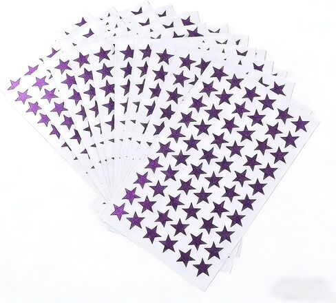 1200 PCS Holographic Star Stickers, 0.6" Sparkly Foil Reward Stickers for Kids, Behavior Chart Student Planner Stickers, Teacher Classroom Supplies for DIY Craft Decoration (Green) in Saudi Arabia