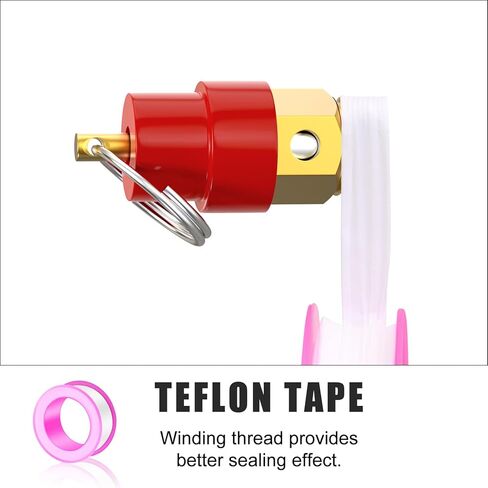 MEANLIN MEASURE Air Compressor Pressure Switch Control Valve 135-175 PSI 110V-240V 4-Way Replacement Parts with 0-180 Psi Air Compressor Regulator and Safety Pressure Relief Valve in Saudi Arabia