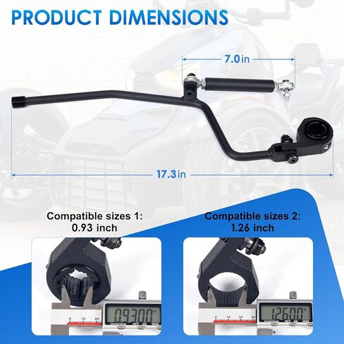 Forward Reverse Hand Shifter Accessories Compatible with Can Am Ryker 600/900 (2019-2025), Iron Aluminum Manual Shifter Kit with Self Adherent Non-Slip Tape in Saudi Arabia