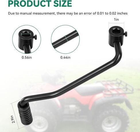 تحويل ناقل الحركة متوافق مع Honda Foreman Rancher 350 450 500 ES، مجموعة رافعة ناقل الحركة للقدم، وظيفة نقل تروس الاسترداد السريع in Kuwait