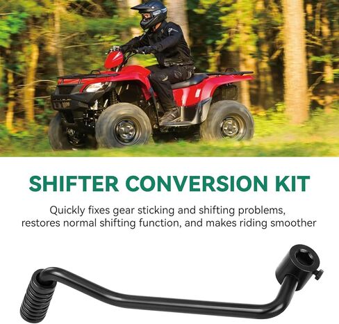 تحويل ناقل الحركة متوافق مع Honda Foreman Rancher 350 450 500 ES، مجموعة رافعة ناقل الحركة للقدم، وظيفة نقل تروس الاسترداد السريع in Kuwait