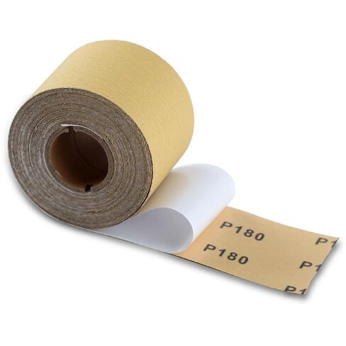 SPEEDWOX 320 Grit Sandpaper Roll Self Adhesive PSA Stickyback Sand Paper 2-3/4" Wide 10 Yard Long Sandpaper Sheets for Automotive & Woodworking Air File Long Board Sanders Metal Plastic Sanding Blocks in Saudi Arabia