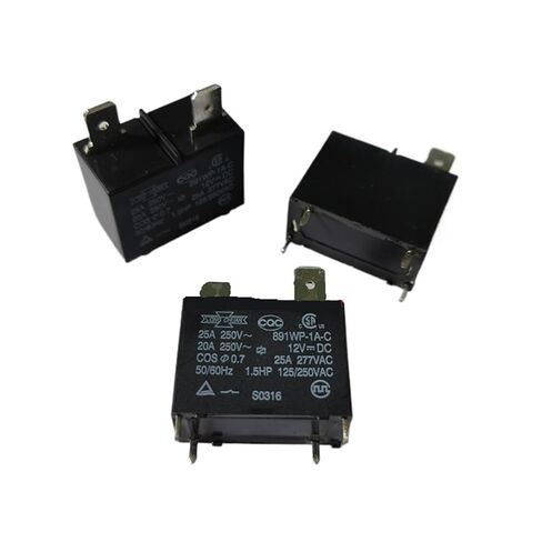 10 قطعة/الوحدة التتابع 891WP-1A-C 12VDC 4 دبابيس 2 إدراج 25A تكييف الهواء تكييف الهواء التتابع in Kuwait