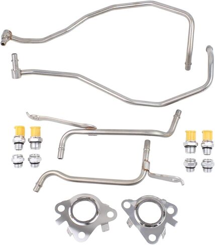 مجموعة خط التبريد التوربيني الأيسر والأيمن لسيارة Ford F150 3.5 2011-2016، Transit 150 250 350 350 HD 3.5 2015-2021، Expedition Lincoln Navigator 2015-2017 in Kuwait
