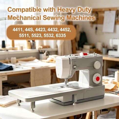 Miaceito Gray Sewing Machine Extension Table for Singer Heavy Duty 44S 4411 4423 4432 4452 5511 5523 5532 6335, Stable Surface, Foldable Leg in Saudi Arabia