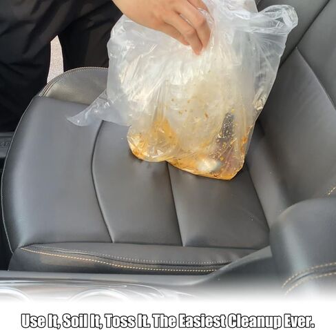 ROCCS 50PCS Disposable Car Seat Covers, Transparent Waterproof Plastic Seat Protector Universal for Airplane Seat, Salon Chairs, Restaurant Seats, Bus Seats & Most Vehicles in Saudi Arabia