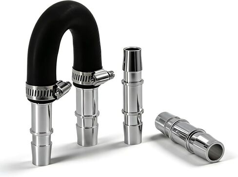 626-001 Engine Heater Core Bypass Kit, Upgrade Aluminum Fitting with 5/8" and 3/4" Hose, Universal Fit for Most Common Heater Hoses in Saudi Arabia