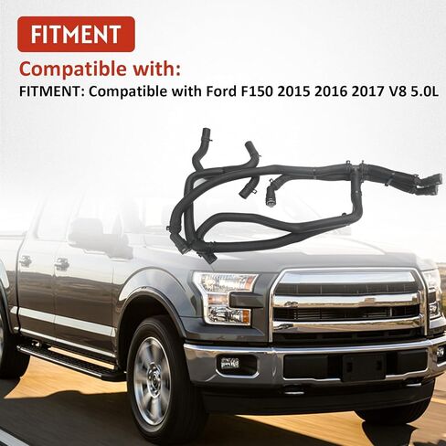 مجموعة خرطوم سخان المحرك 626-802 متوافقة مع Ford F150 2015 2016 2017 V8 5.0L استبدال # FL3Z18472K FL3Z18472G FL3Z18472H in Kuwait