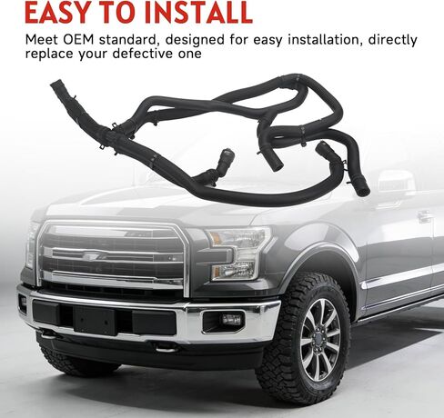 مجموعة خرطوم سخان المحرك 626-802 متوافقة مع Ford F150 2015 2016 2017 V8 5.0L استبدال # FL3Z18472K FL3Z18472G FL3Z18472H in Kuwait