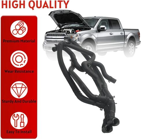 مجموعة خرطوم سخان المحرك 626-802 متوافقة مع Ford F150 2015 2016 2017 V8 5.0L استبدال # FL3Z18472K FL3Z18472G FL3Z18472H in Kuwait