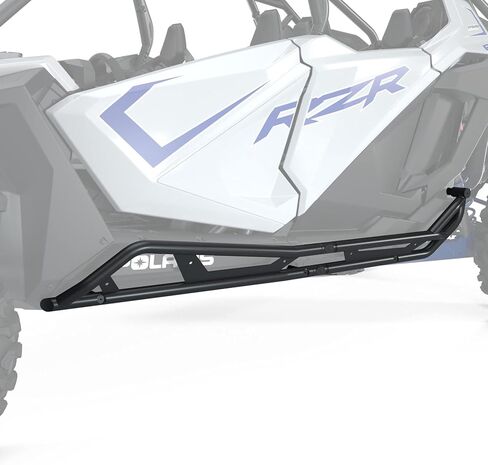 Polaris HD Extreme Kick-Out Rock Sliders، RZR Nerf Bars، لموديلات RZR 4-Seat Pro R، Pro S و Turbo R، أسود، فولاذ، مجموعة من 2 - الجزء 2890397-458 in Kuwait