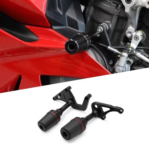 لـ Panigale V2 V2S panigale v2 v2s 2026 2025 ملحقات إطار جديد منزلق إطار محرك الدراجة النارية مضاد للسقوط منزلق مضاد للسقوط وسادة مضادة للسقوط إطار محرك منزلق in Kuwait