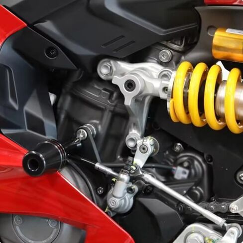 لـ Panigale V2 V2S panigale v2 v2s 2026 2025 ملحقات إطار جديد منزلق إطار محرك الدراجة النارية مضاد للسقوط منزلق مضاد للسقوط وسادة مضادة للسقوط إطار محرك منزلق in Kuwait