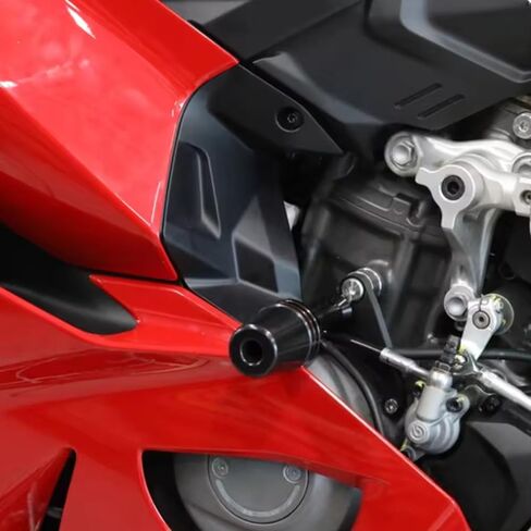 لـ Panigale V2 V2S panigale v2 v2s 2026 2025 ملحقات إطار جديد منزلق إطار محرك الدراجة النارية مضاد للسقوط منزلق مضاد للسقوط وسادة مضادة للسقوط إطار محرك منزلق in Kuwait